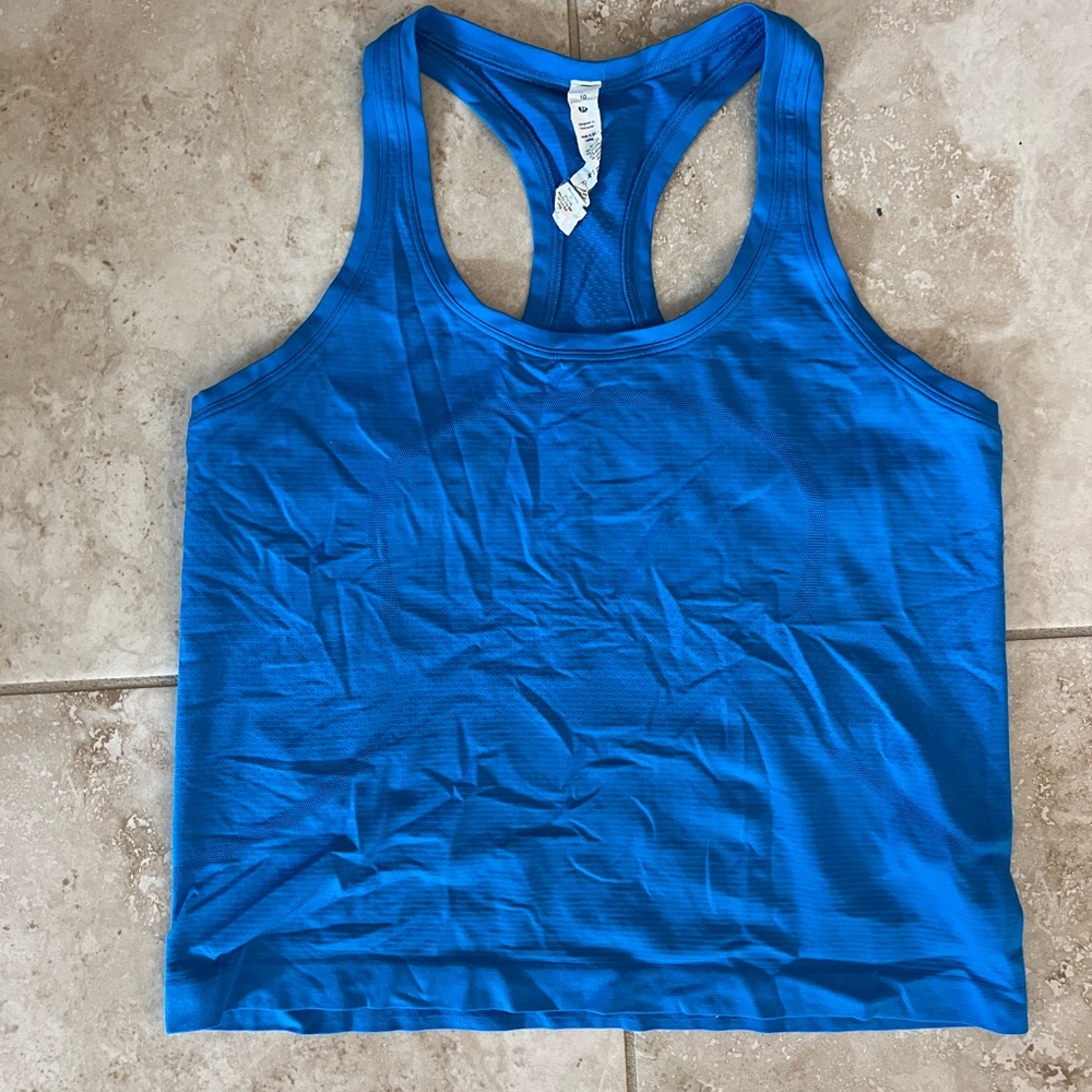 Lululemon Swiftly Race Tank Poolside Blue